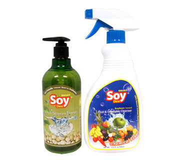 Soy Dew Kitchen detergent cleaner  & fruit vegetable Soy Dew Set of 2