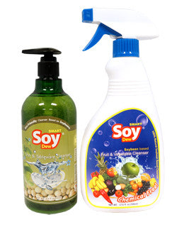 Soy Dew Kitchen detergent cleaner  & fruit vegetable Soy Dew Set of 2