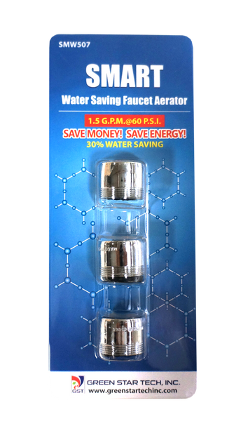 Smart water saving aerator 3 piece set